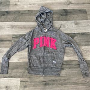 PINK zip up hoodie